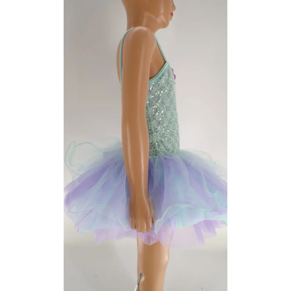 Pre-Owned Dance Costume Curtain Call E1604 Small Child Lavender Ballet